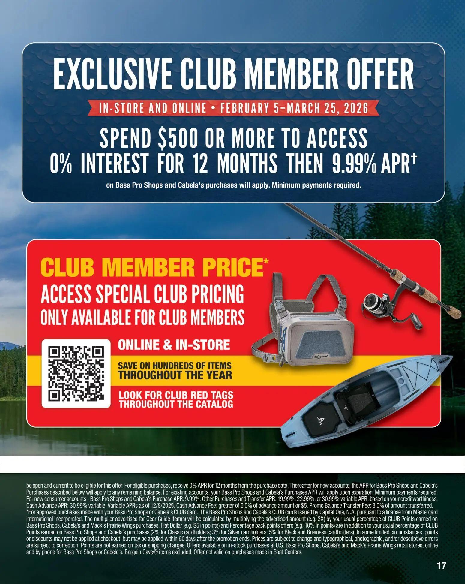 cabelas - Cabela's Spring Fishing Master 26 - from Thursday 01/22 2026 - page: 17