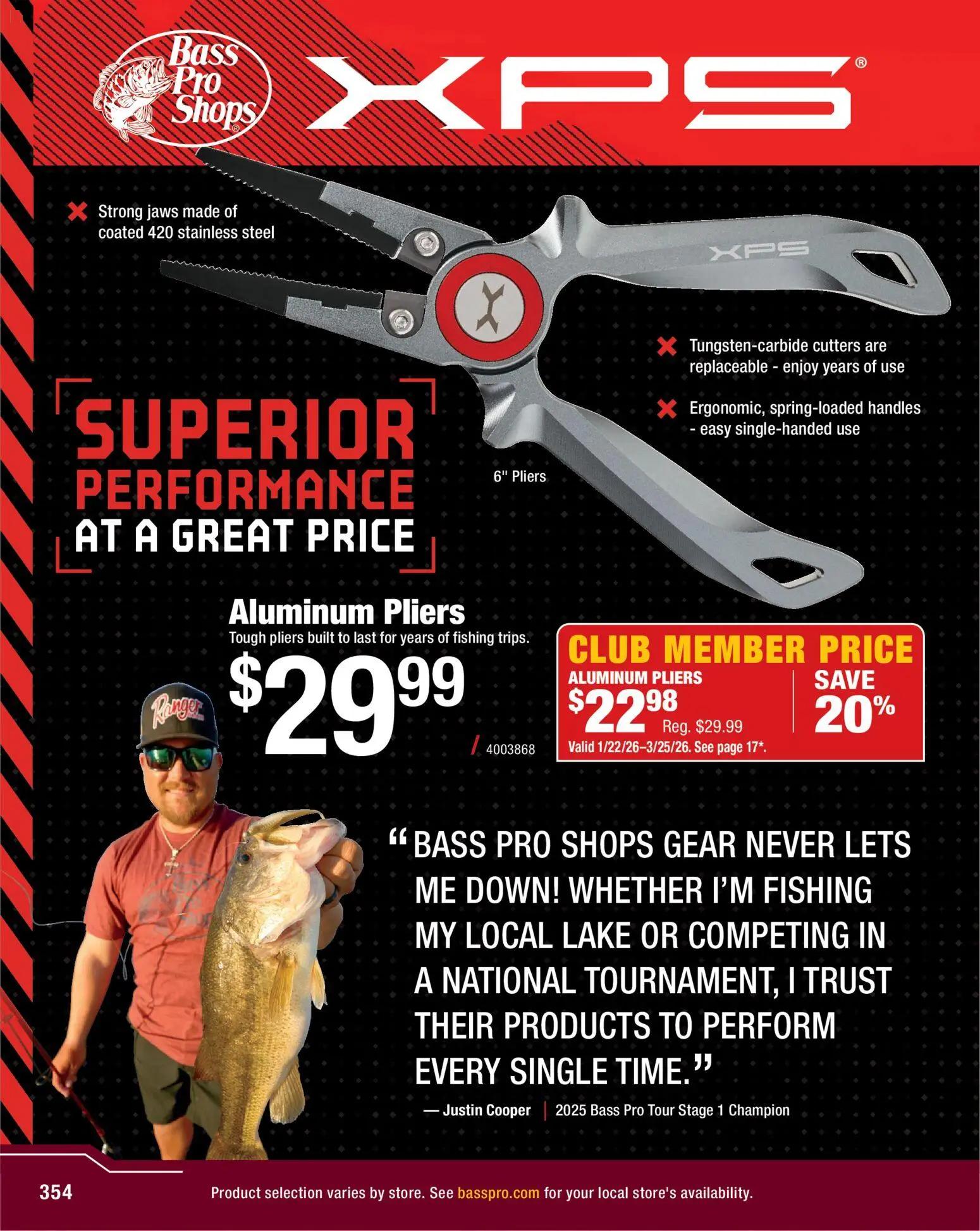 cabelas - Cabela's Spring Fishing Master 26 - from Thursday 01/22 2026 - page: 354