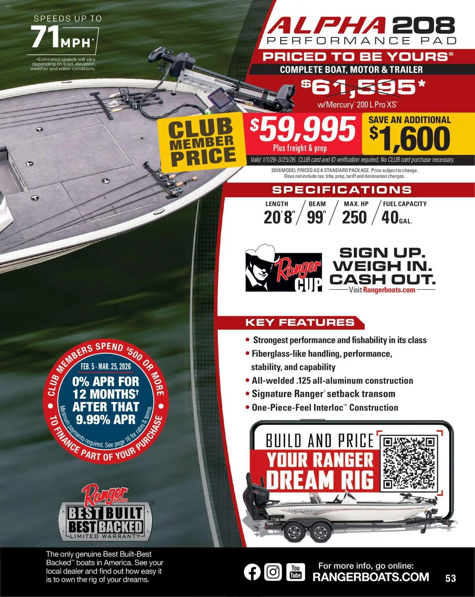 cabelas - Cabela's Spring Fishing Master 26 - from Thursday 01/22 2026 - page: 53