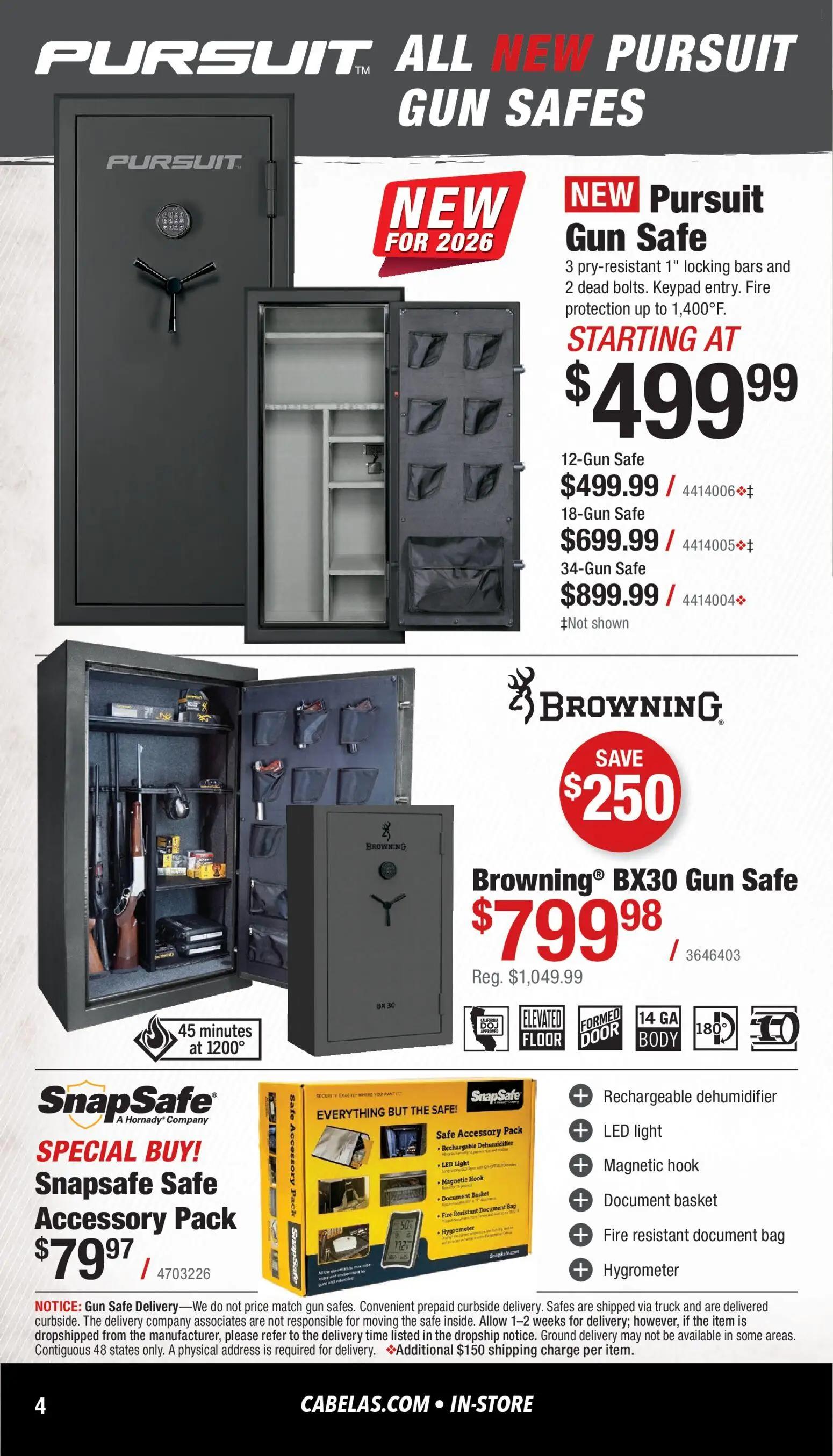 cabelas - Cabela's Firearms & Optics 26 - from Sunday 02/01 2026 - page: 4