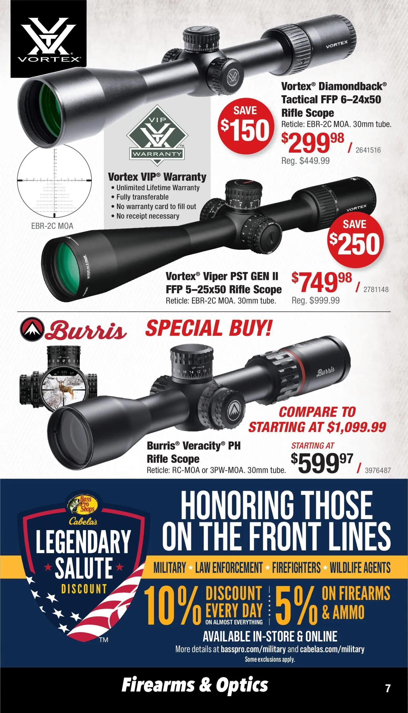 cabelas - Cabela's Firearms & Optics 26 - from Sunday 02/01 2026 - page: 7