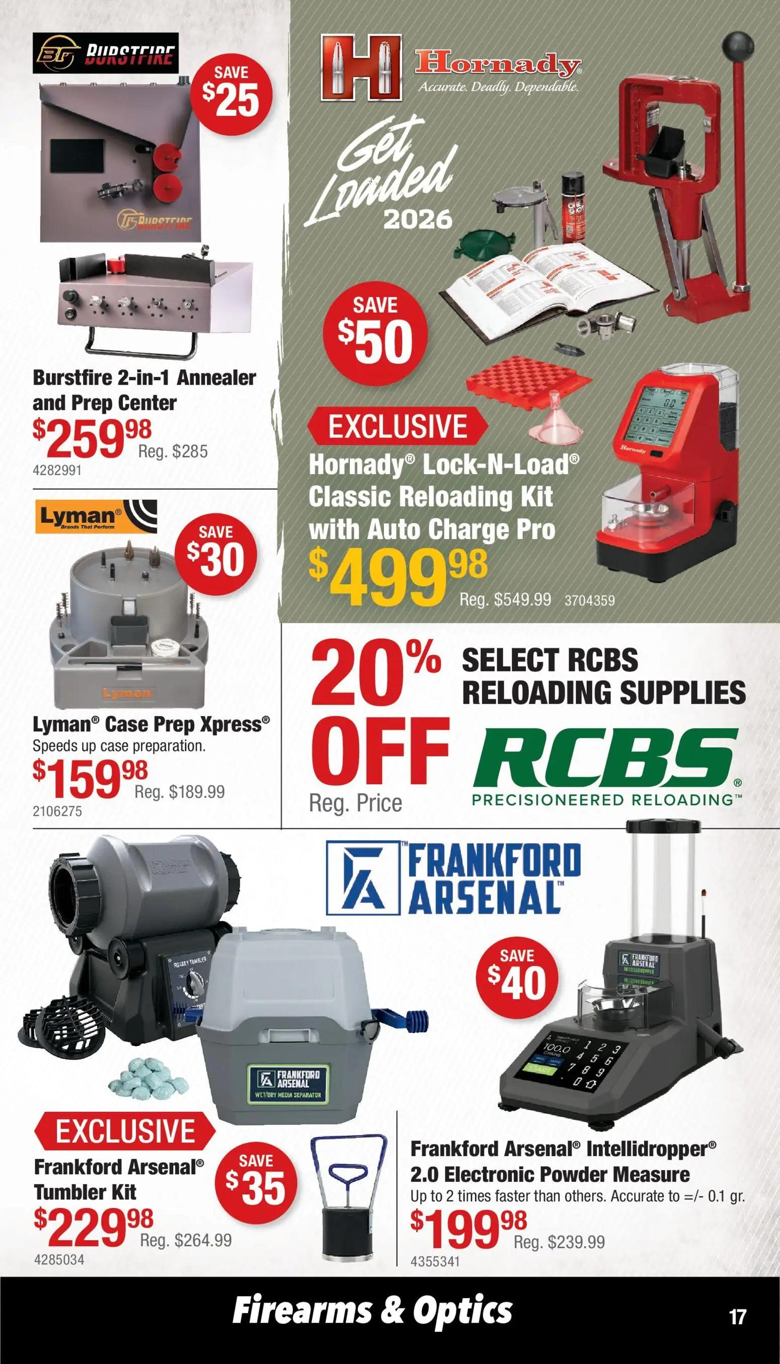 cabelas - Cabela's Firearms & Optics 26 - from Sunday 02/01 2026 - page: 17
