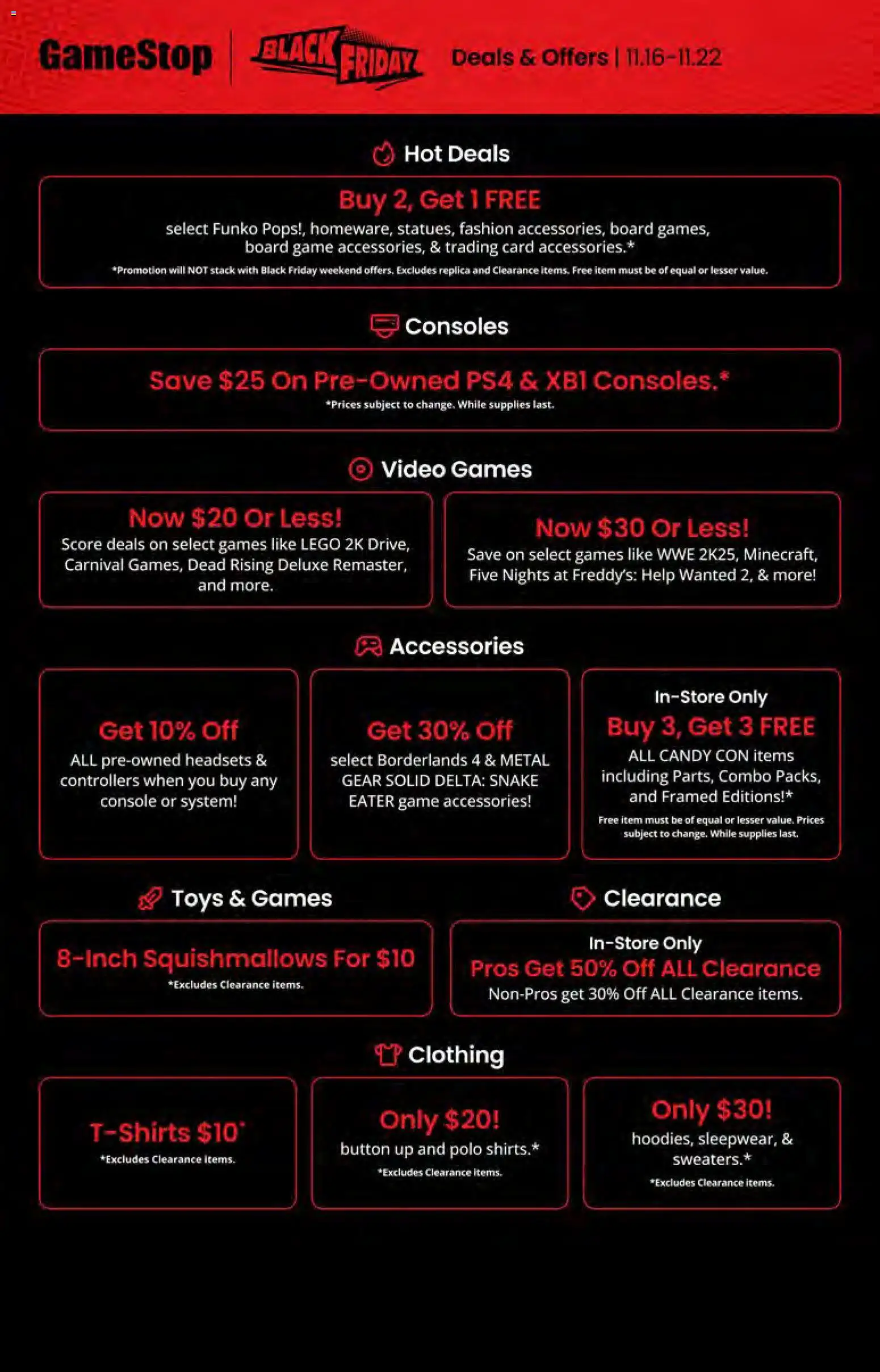 gamestop - Weekly ads GameStop BLACK FRIDAY from 11/16/2025 - page: 17